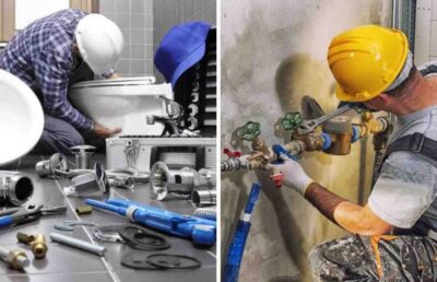 types of plumbing work