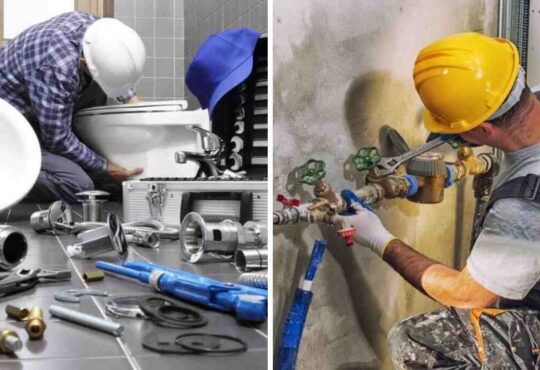 types of plumbing work