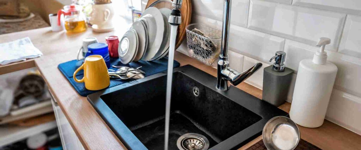 clean your kitchen sink drain