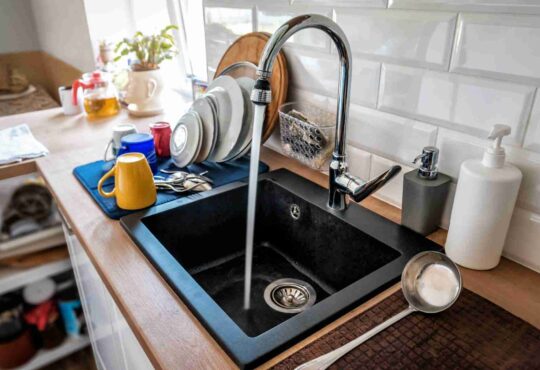 clean your kitchen sink drain