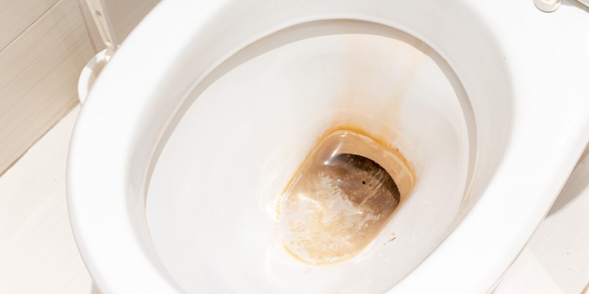 how to clean toilet stains