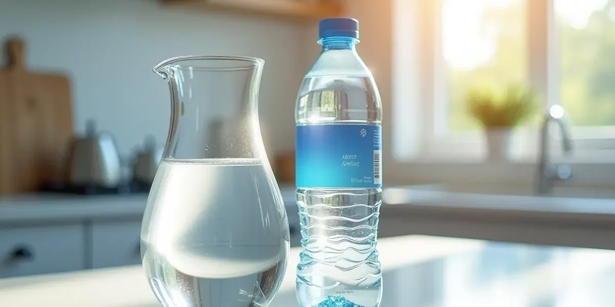 bottled and filtered water