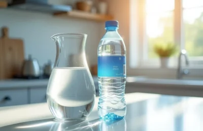 bottled and filtered water