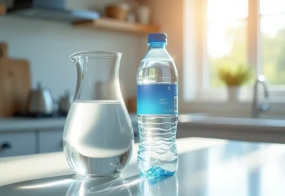 bottled and filtered water