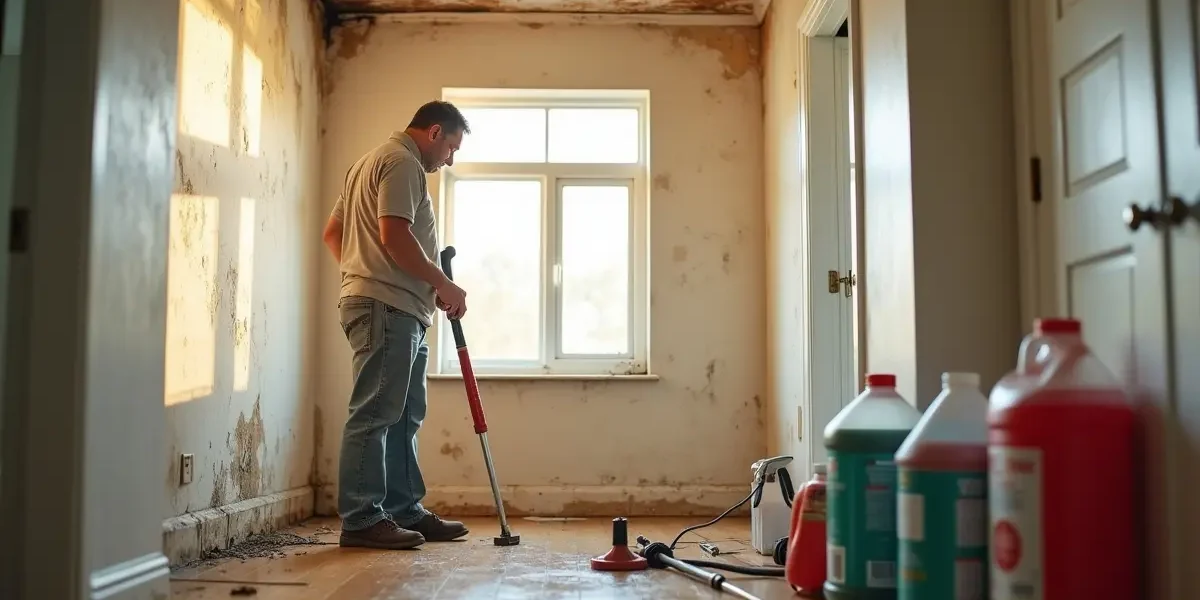 water damage in home