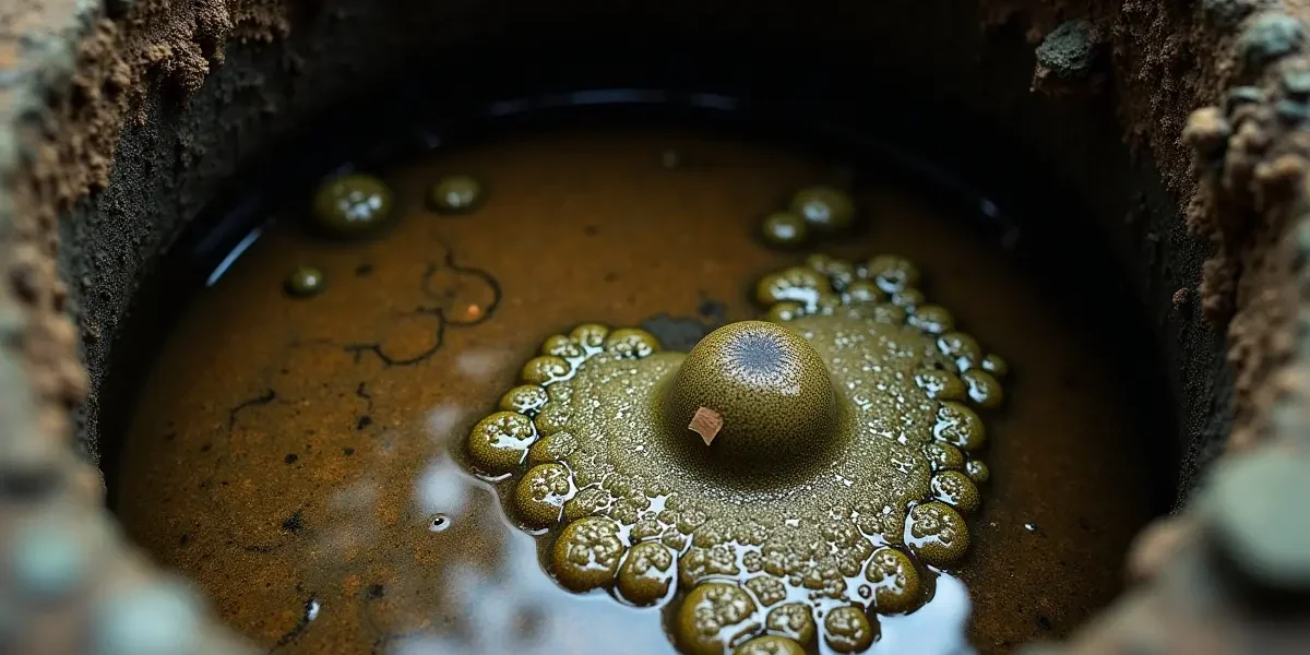 yeast in septic tank